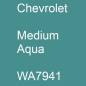 Preview: Chevrolet, Medium Aqua, WA7941.